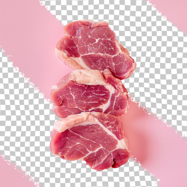 PSD uma foto de carne e uma foto de um pedaço de carne