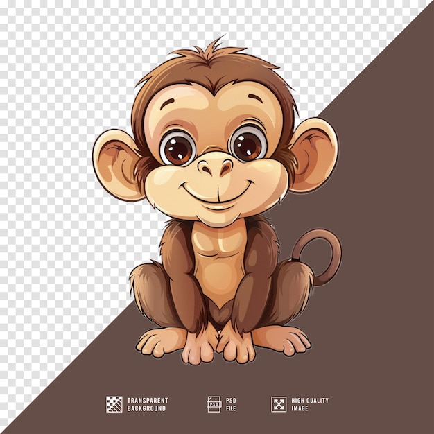 PSD uma foto de um macaco e uma foto de um macaco