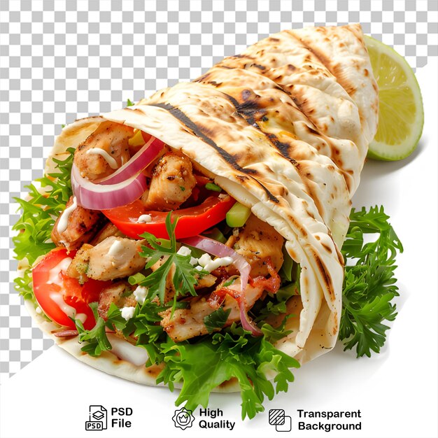 PSD uma foto de um taco com uma foto de uma taco nele