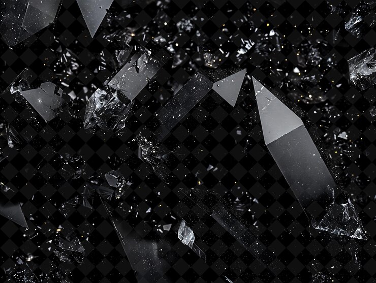 PSD uma foto em preto e branco de um espelho com um reflexo de um diamante