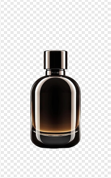 PSD uma garrafa de perfume em um fundo transparente