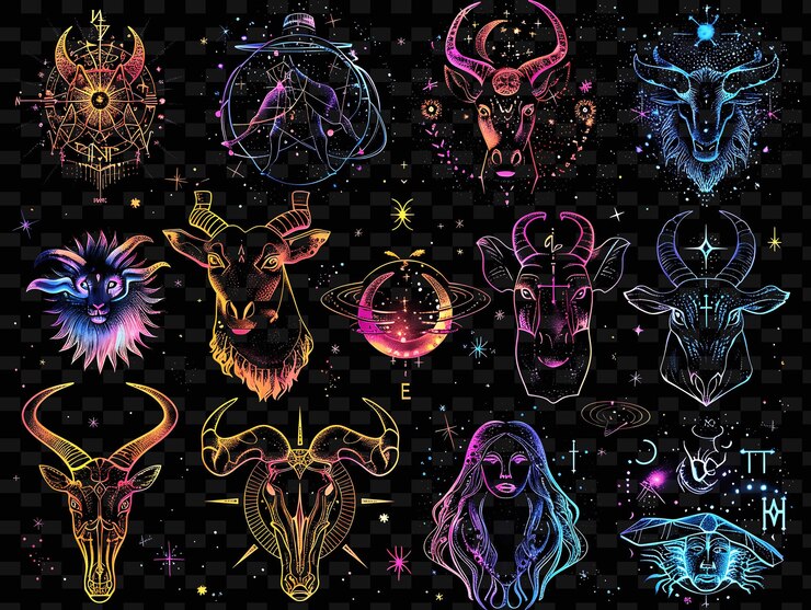 PSD uma ilustração colorida de um monstro com as palavras " alienígena ".