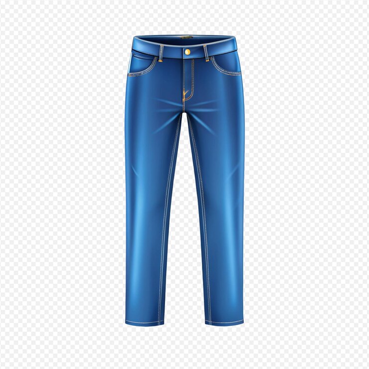PSD uma ilustração de design de jeans azuis