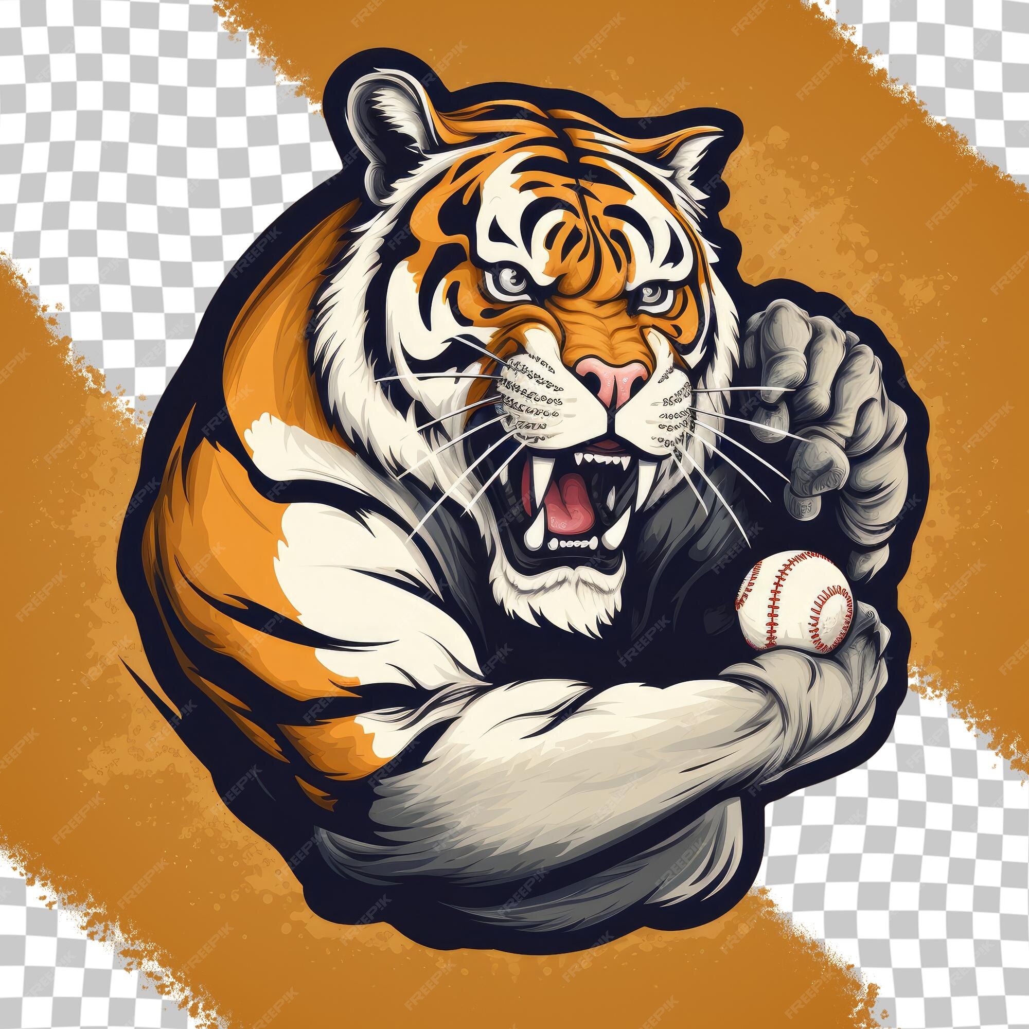 Ilustração de Tigre 3D Para Composição PSD [download] - Designi