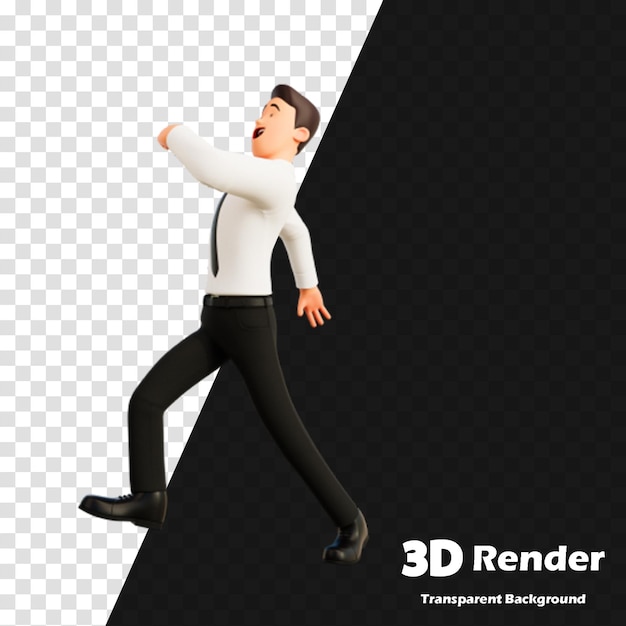 uma imagem 3D de um homem de terno e uma imagem 3d de um homem em terno