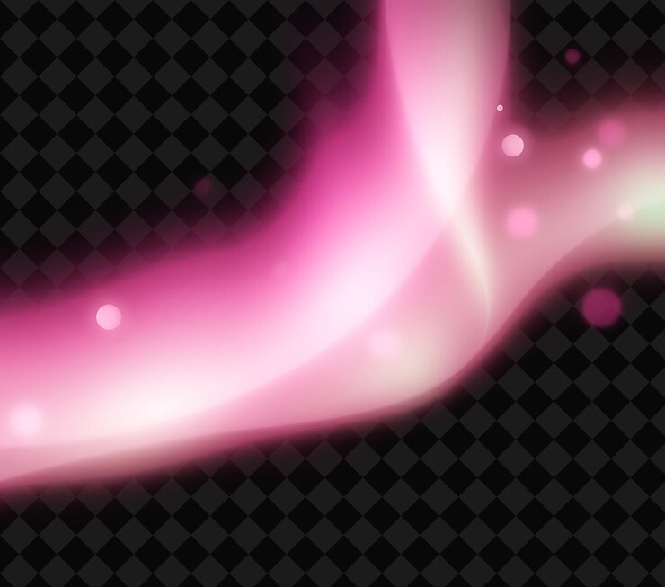 PSD uma imagem abstrata rosa e amarela de um objeto brilhante rosa e rosa