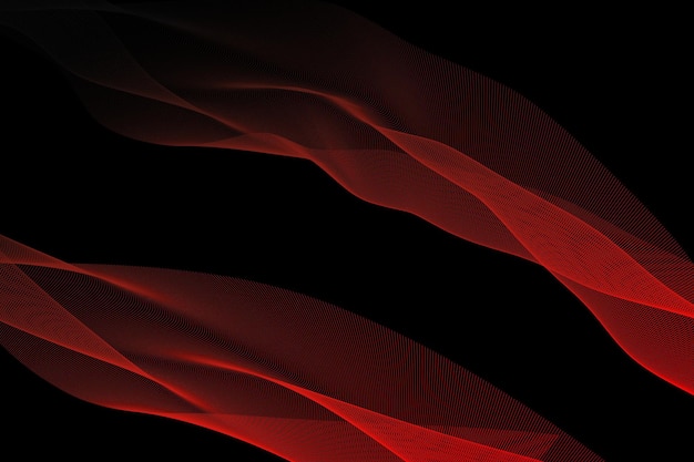 uma imagem abstrata vermelha de um fundo vermelho e preto com uma linha vermelha