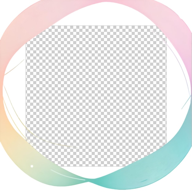 uma imagem colorida de uma faixa colorida de arco-íris em um fundo branco
