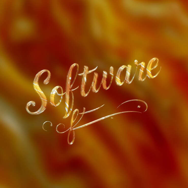 PSD uma imagem de um fundo amarelo e vermelho com as palavras "computador" citado nele