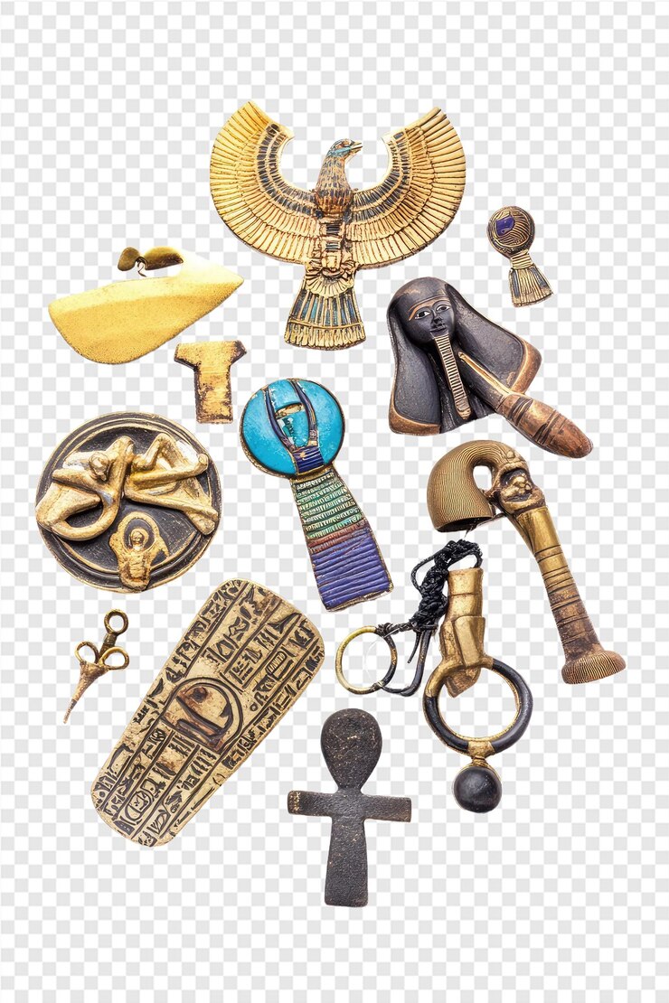 PSD uma imagem de um objeto de ouro e prata com a palavra "deus" citado nele