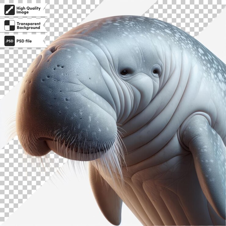 PSD uma imagem de uma baleia com uma imagem de um selo sobre ele