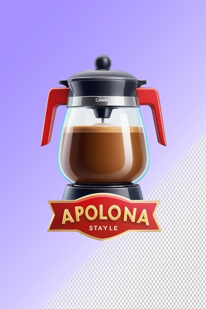 PSD uma imagem de uma máquina de café com a palavra oneill no topo