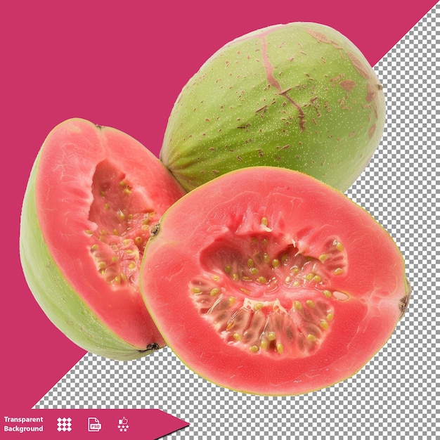 PSD uma imagem de uma melancia com um fundo rosa