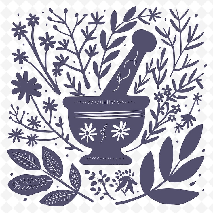 PSD uma imagem em preto e branco de uma tigela com flores e um pássaro nela