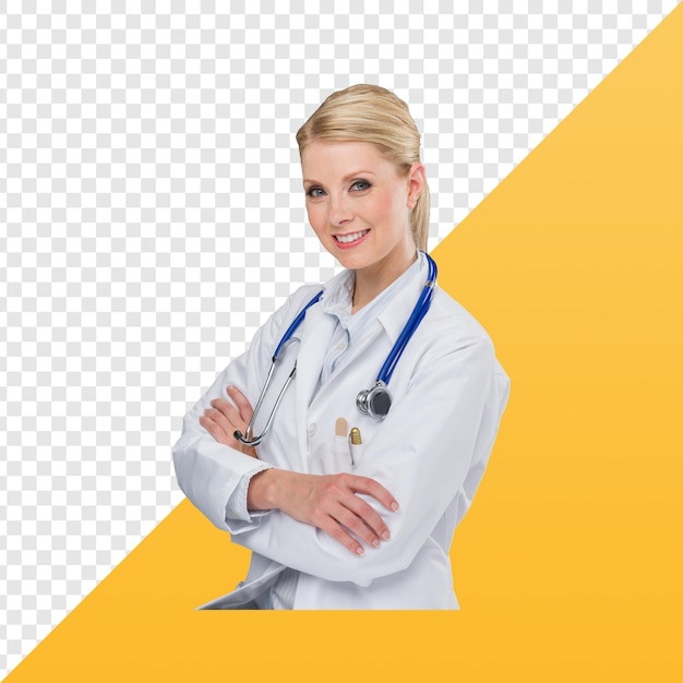 Uma médica.