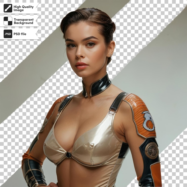 PSD uma mulher com uma tatuagem no braço