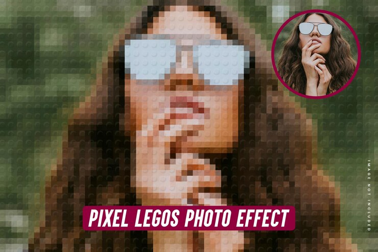 PSD uma mulher usando óculos de sol e uma moldura vermelha com uma foto de uma mulher tirando uma foto de um homem com óculos