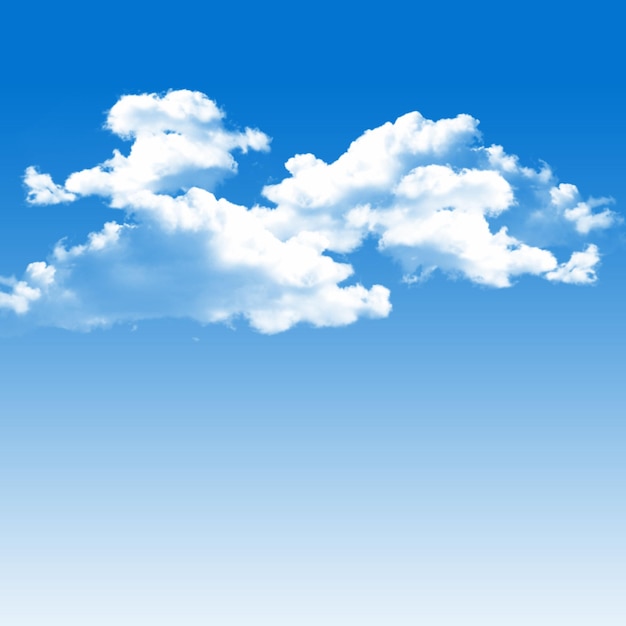 uma nuvem que está no céu que é azul