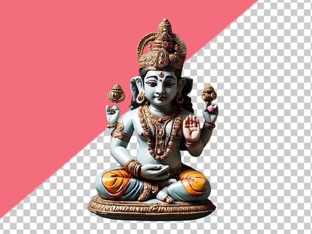 PSD uma pequena figura de um deus hindu
