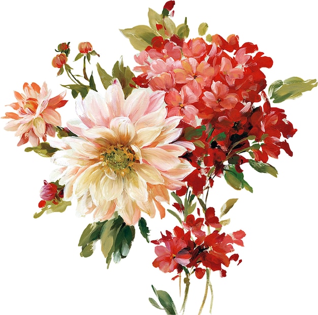 uma pintura de flores da coleção de flores