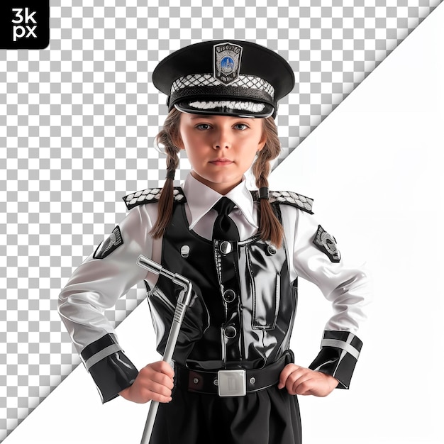 PSD uma rapariga de uniforme com as letras kx