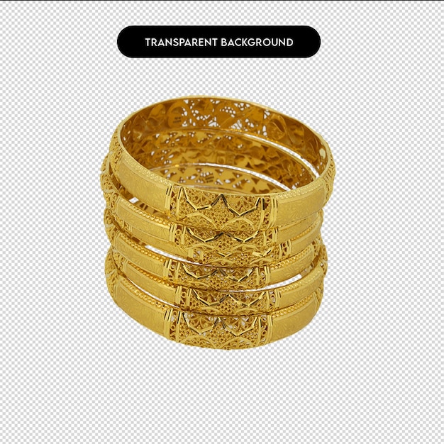 uma série de anéis de ouro com as palavras transparente na parte inferior