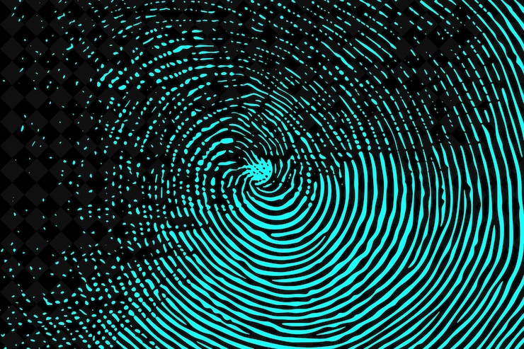 PSD uma teia de aranha com um fundo azul e um padrão preto e verde