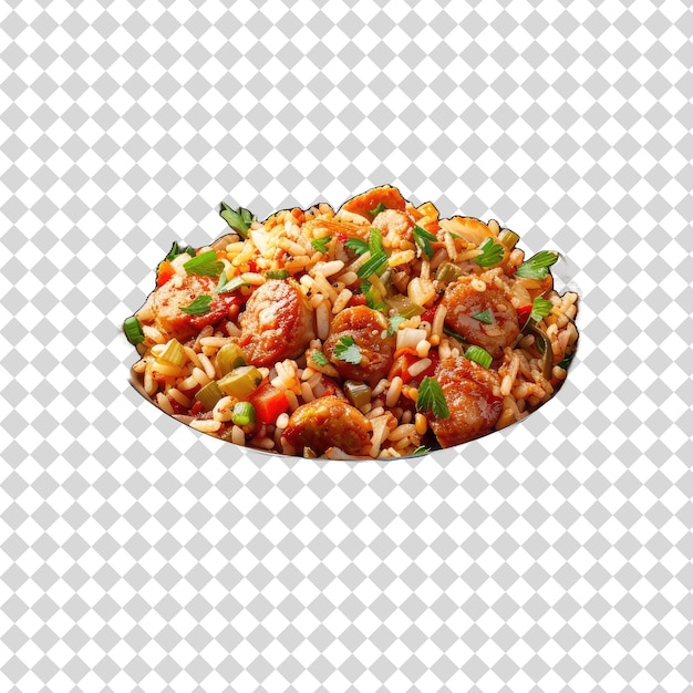 PSD uma tigela de comida com uma foto de um frango e legumes
