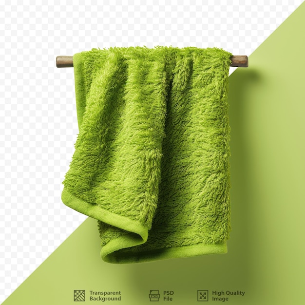 PSD uma toalha verde com a palavra eco