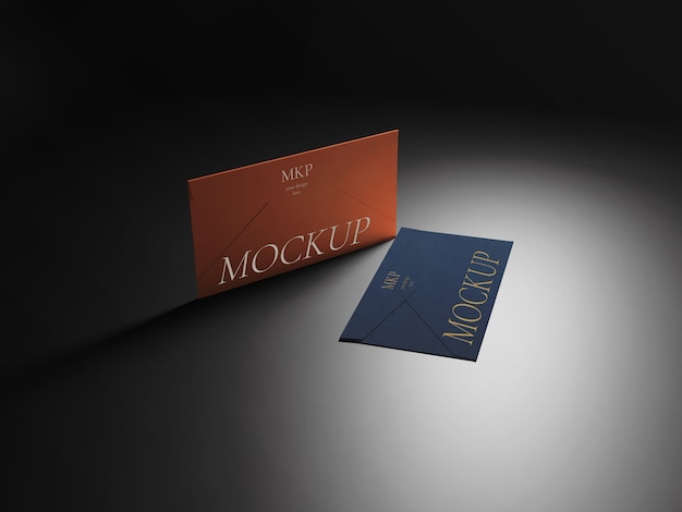 Umschlag mit Logo-Mockup-Design