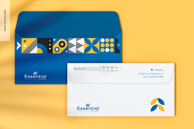 Umschlag mit Tear Strip Mockup