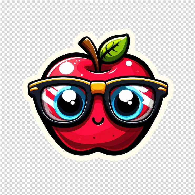 PSD un adesivo adorabile e carino.