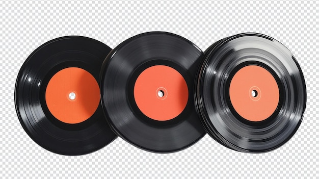Un'affascinante pila di dischi in vinile vintage perfetti per gli appassionati di musica e gli amanti della nostalgia per evocare emozioni e ricordi