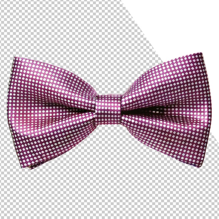 PSD un arco rosa e viola con un disegno a puntini viola e bianchi