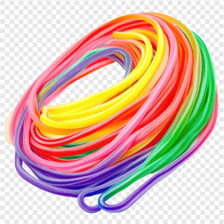 PSD un arcobaleno di caramelle colorate
