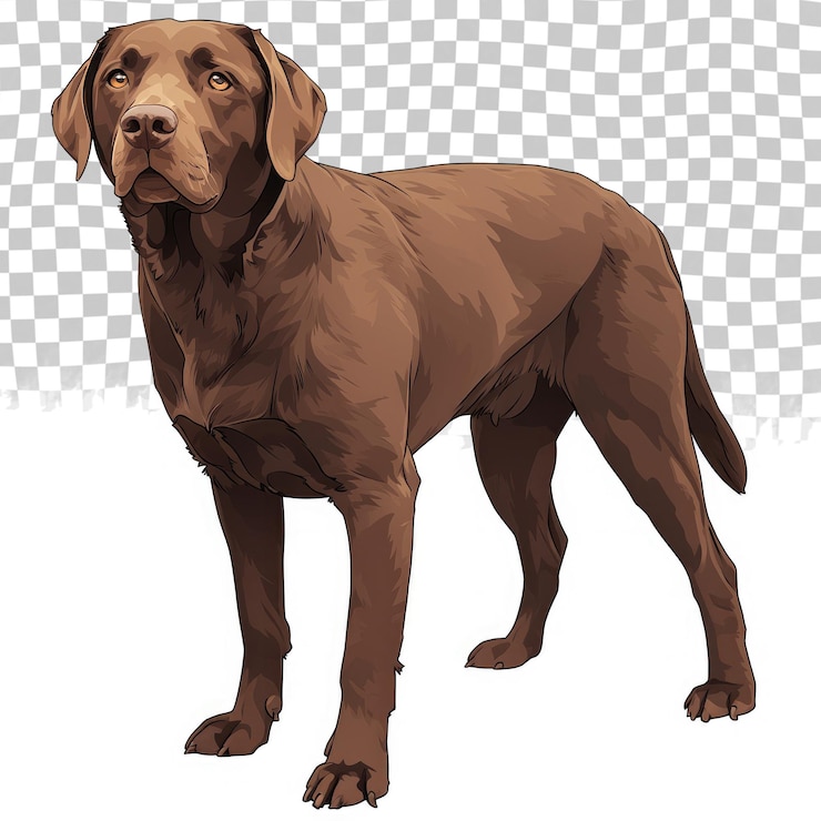 PSD un cane che è marrone