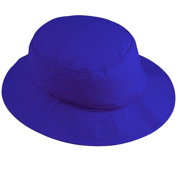 un cappello blu con una fascia blu su di esso