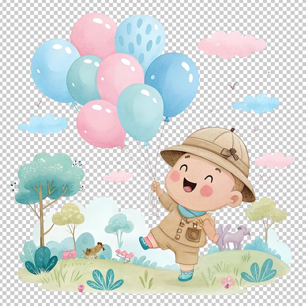un carino orsacchiotti acquerello clipart