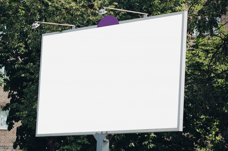 PSD un cartellone vuoto in città