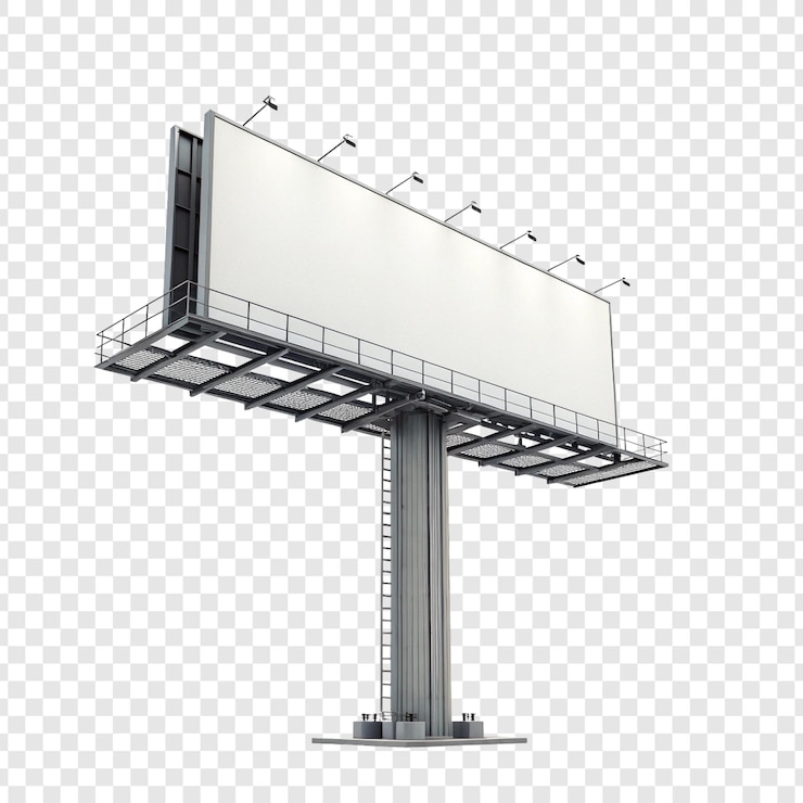 PSD un cartellone vuoto pronto per la tua pubblicità.
