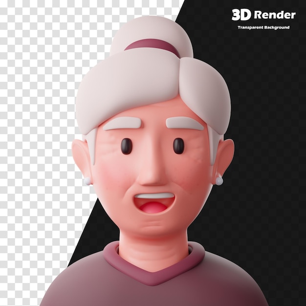 un cartone animato di un uomo 3D 3D con un'immagine 3D di un'immagine 4D 3D