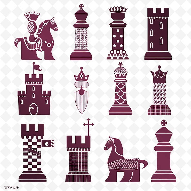 PSD un collage di diverse immagini tra cui un castello e un cavallo