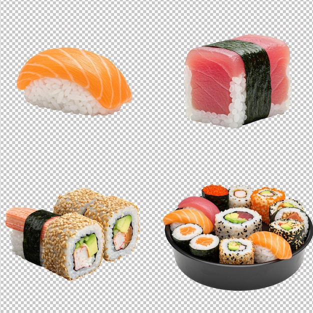 Un delizioso piatto di sushi