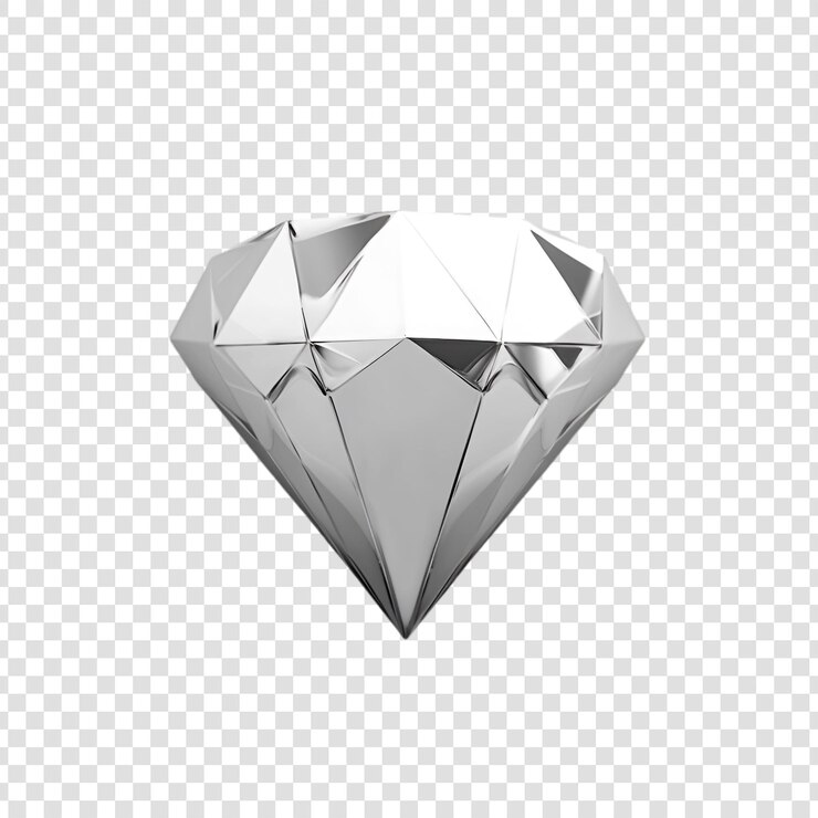 PSD un diamante su uno sfondo trasparente