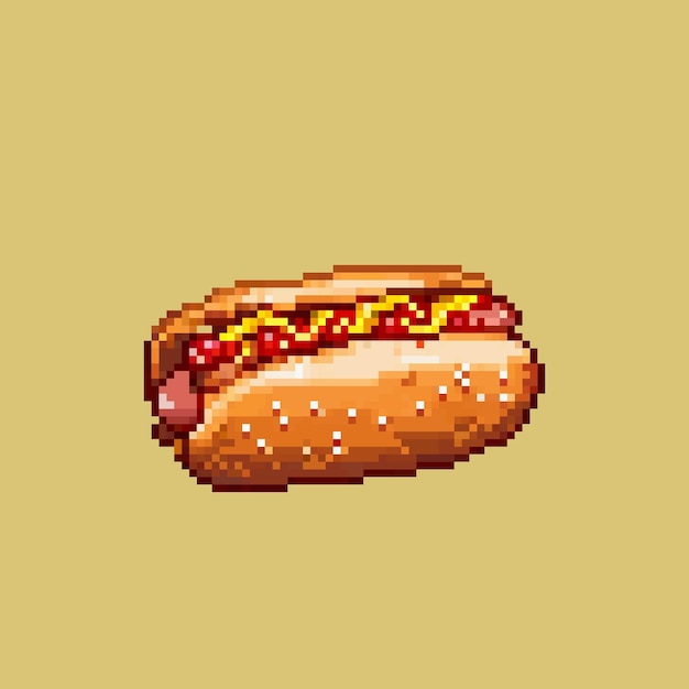 un disegno di un hamburger con una salsa rossa