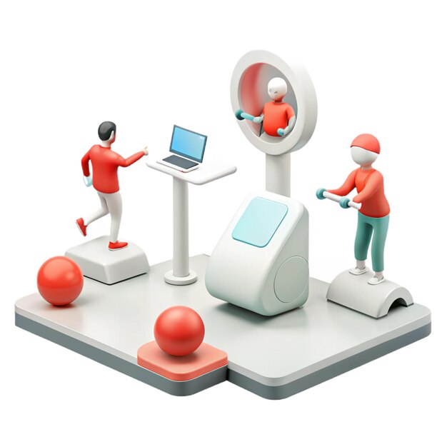 un display di computer con persone che lavorano su un computer