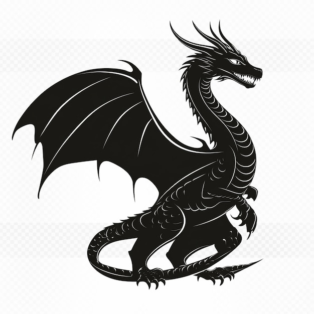 un drago nero