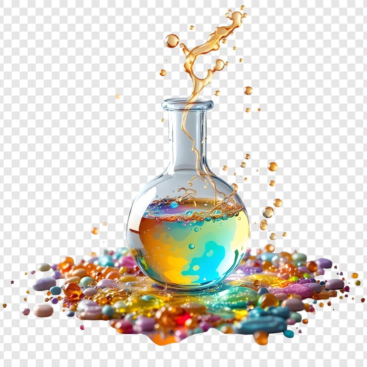 PSD un esperimento chimico colorato