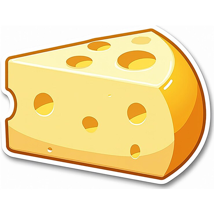 PSD un formaggio che ha il formaggio su di esso e ha un fondo giallo
