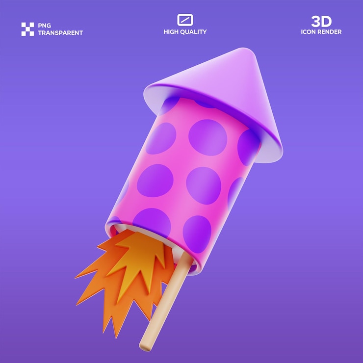 PSD un giocattolo viola e rosa con polka dots su di esso e uno sfondo viola